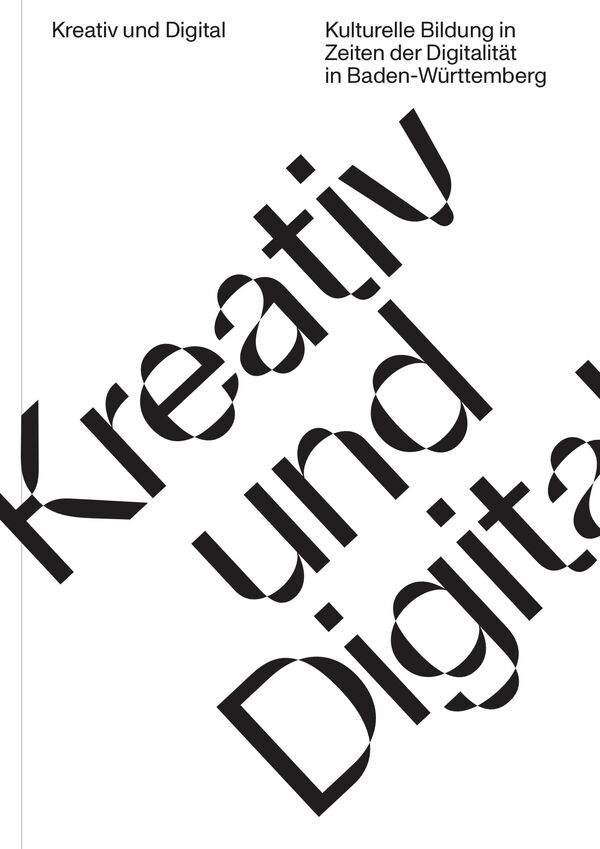 Titelseite mit der Aufschrift "Kreativ und Digital"